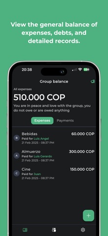 Group Expense: Split Bills Screenshot 1 of 4