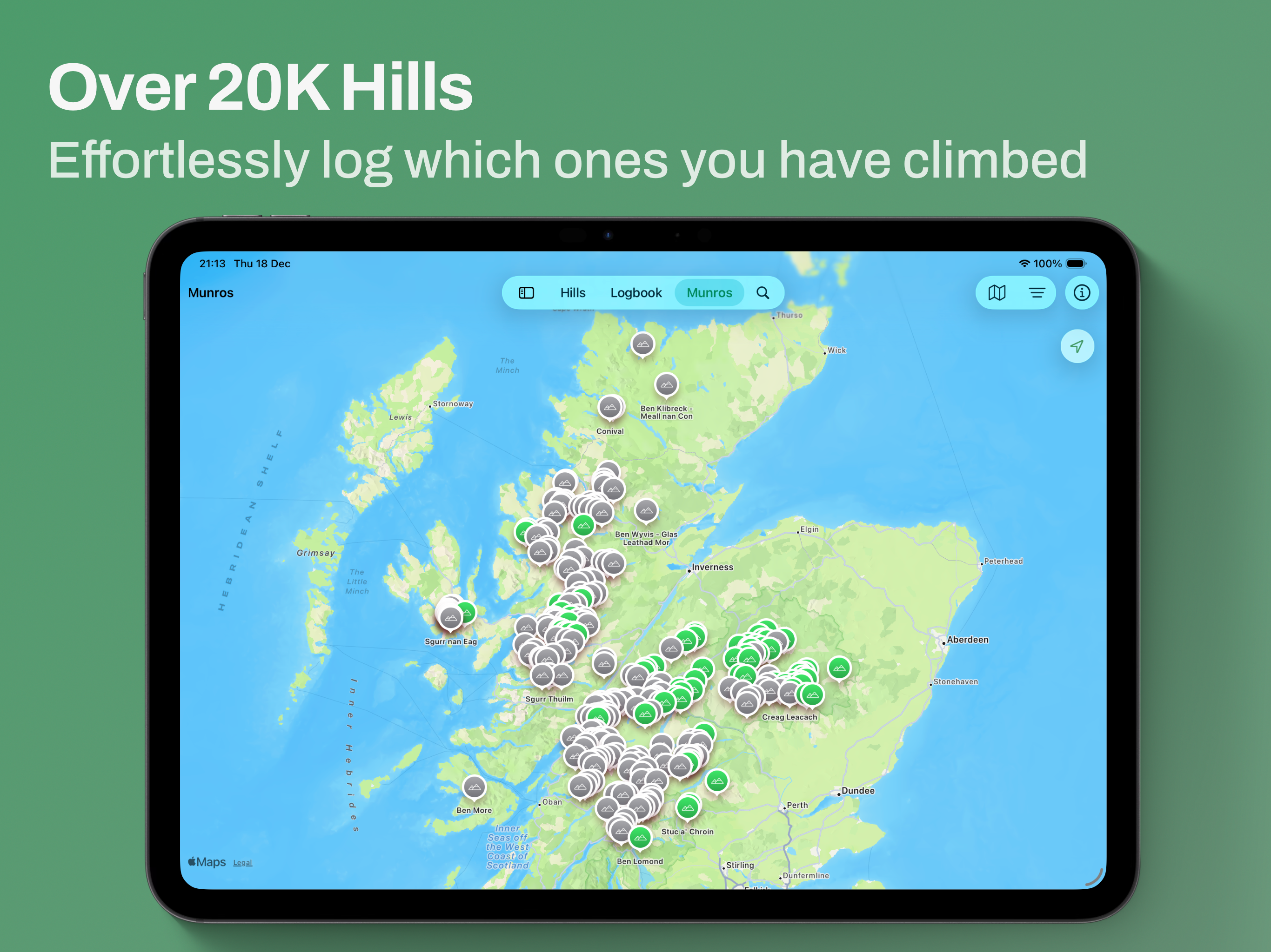 Cairns: UK Hill Bagging Map screenshot 8