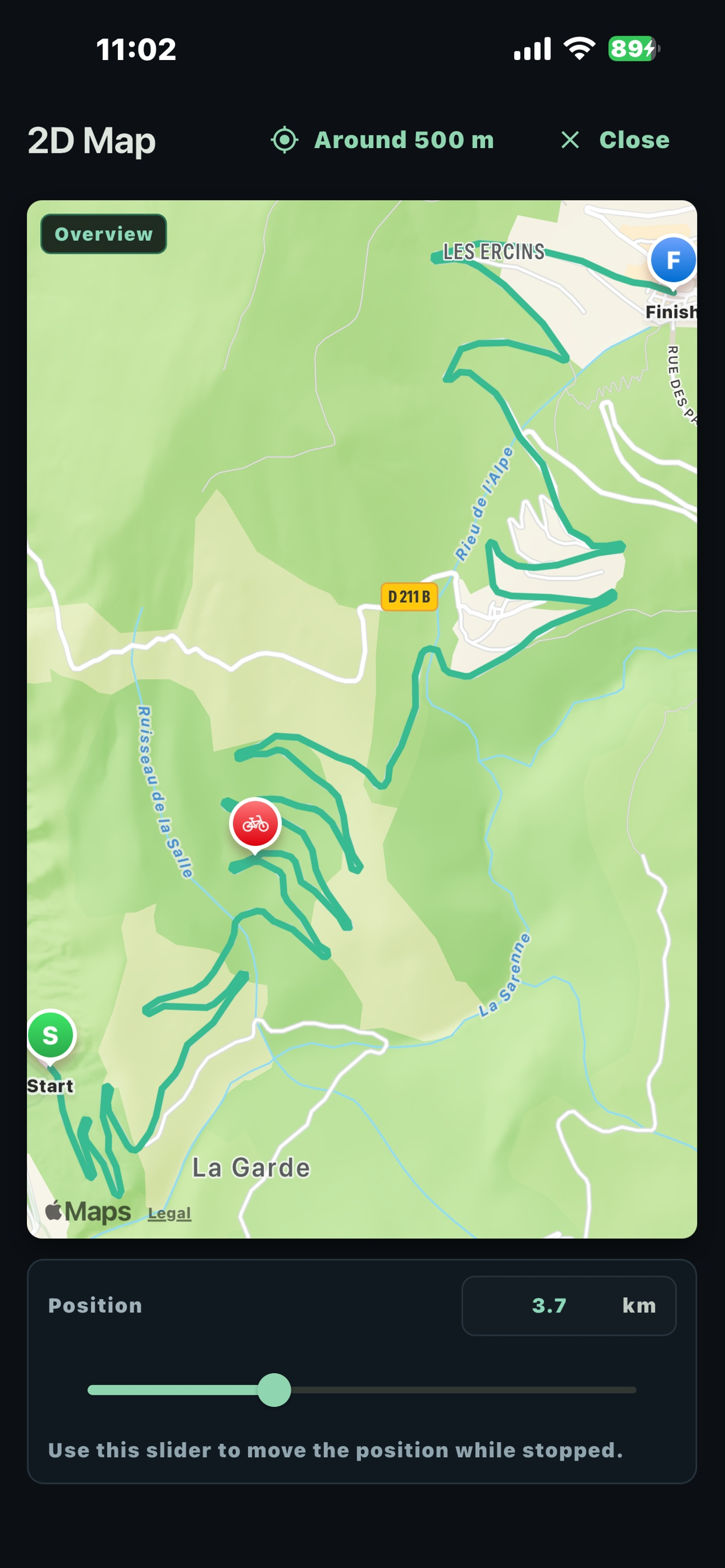 GPXBicycleTrainer screenshot 3