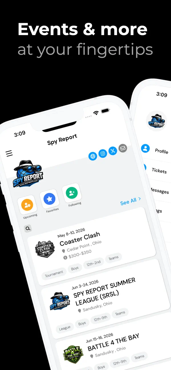 Screenshot #1 pour Spy Report Basketball