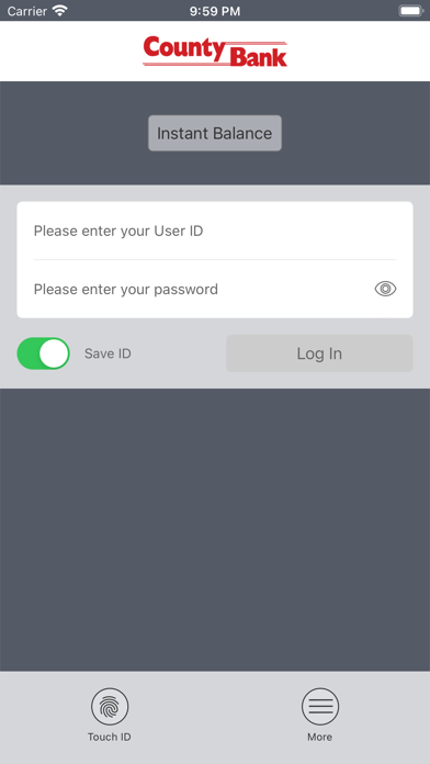County Bank (Mobile) Screenshot