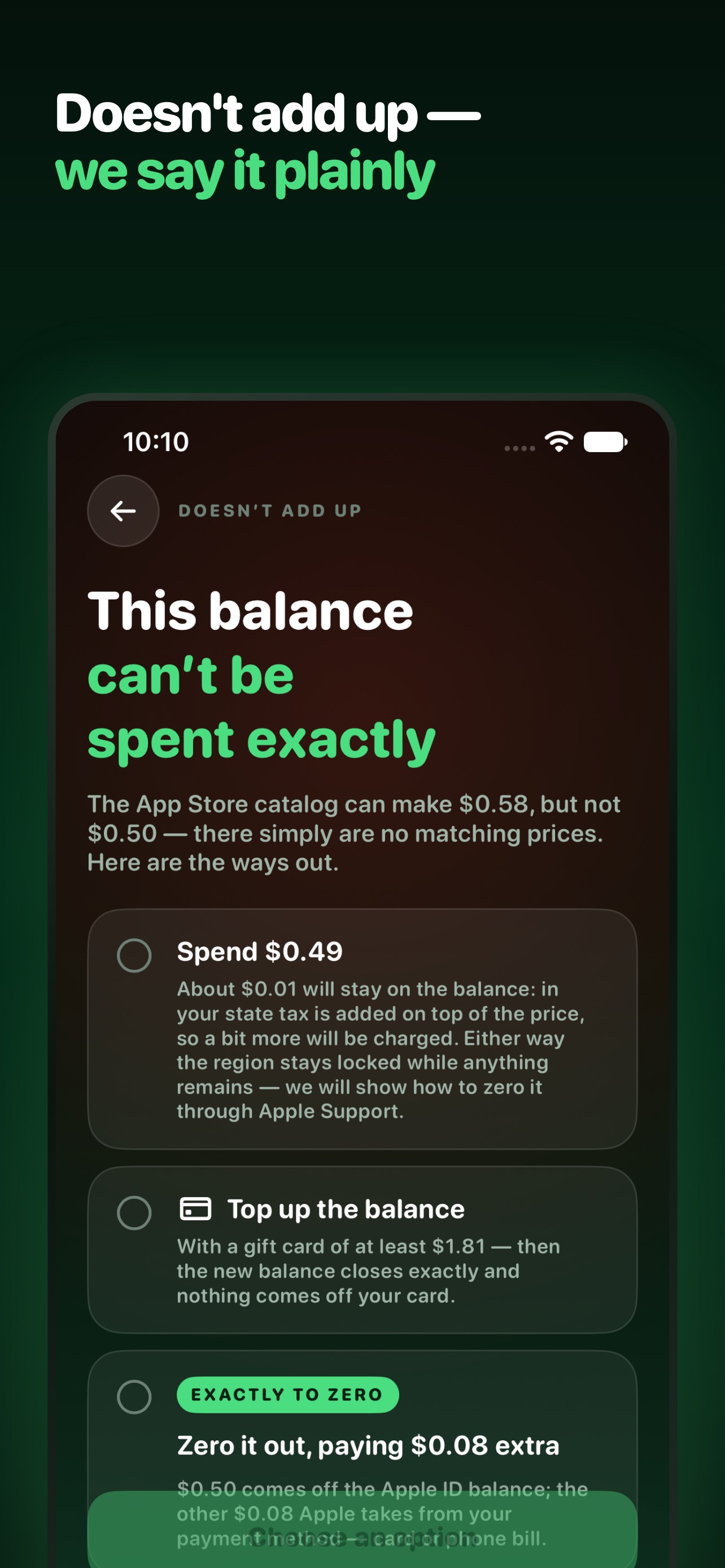 Screenshot 3 of Zero Balance - Last Leaf