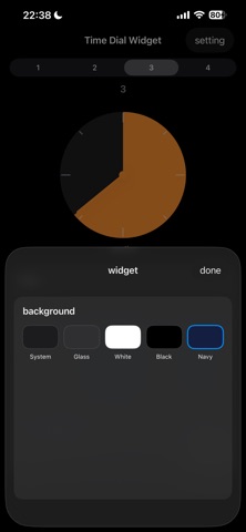 Time Dial Widget のスクリーンショット
