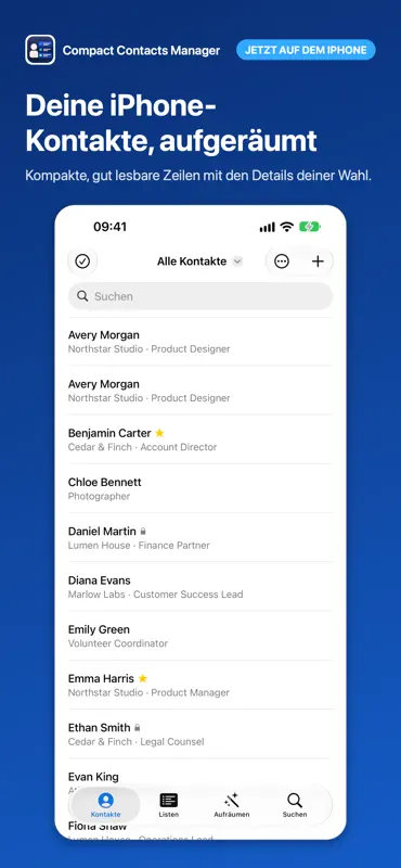 Compact Contacts Manager screenshot 1 of 5