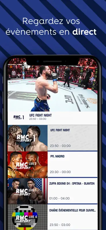 RMC Sport – Live TV, Replay screenshot 2 of 5