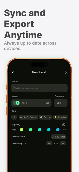 Net Worth Tracker - Worth it Screenshot 5 of 6