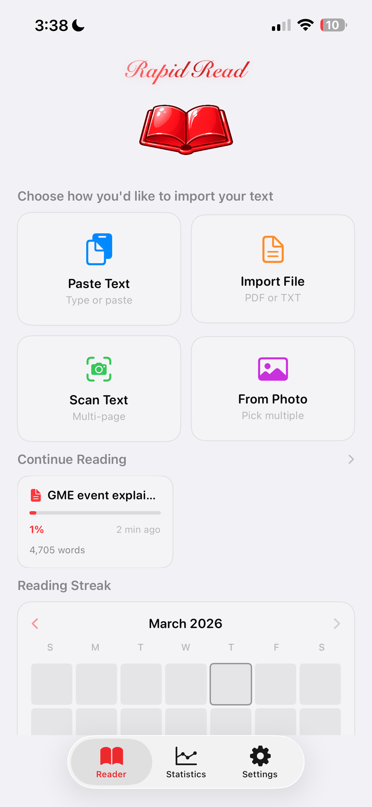 RapidRead - Read Faster screenshot 4