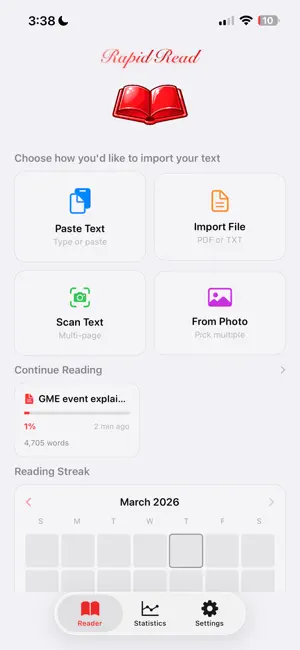 RapidRead - Read Faster screenshot 4