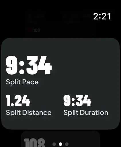 MapMyRun Apple Watch Screenshot