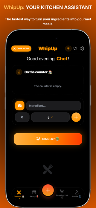 WhipUp: Your Kitchen Assistant Screenshot 1 of 6