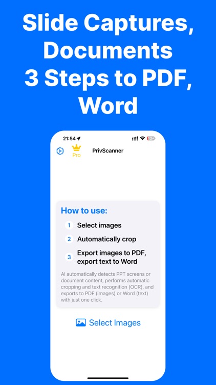 PrivScanner - Batch Scan & OCR