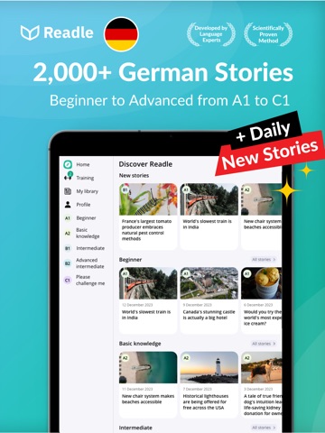 Learn German: News by Readle