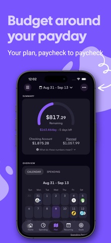 Payday Planner App - MoneyMap Screenshot 2 of 8