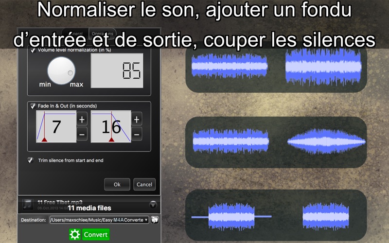 Screenshot #3 pour Easy M4A Converter Lite