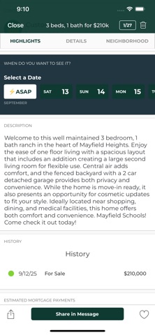 Howard Hanna Real Estate iPhone screenshot