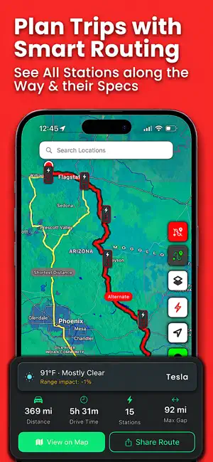 EV Charging Stations iPhone screenshot 3