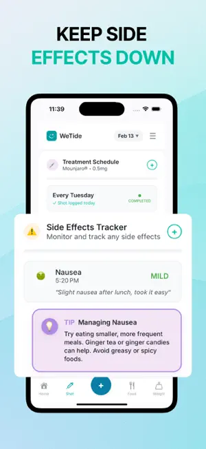 WeTide: GLP-1 Tracker screenshot 4