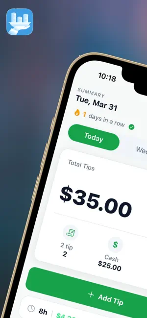 TipShift screenshot 1