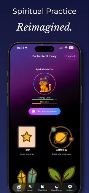 Tarot, Moon & More: RitualMate screenshot 1