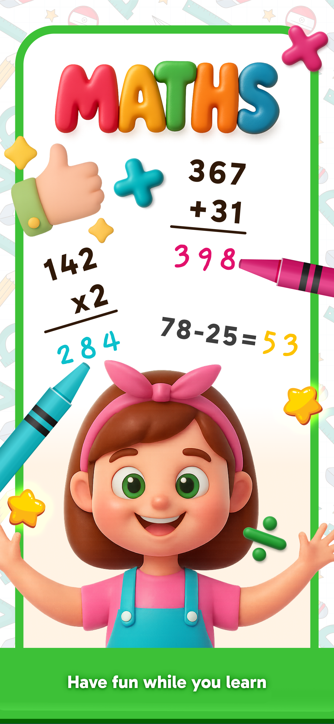 Learn add & subtract for kids