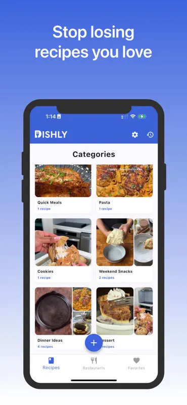 Dishly Save & Cook Recipes screenshot 1 of 4