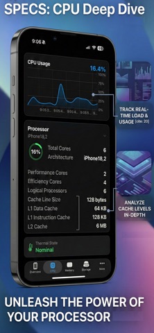 Specs: Device Info & Widget Screenshot 4 of 6