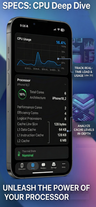 Specs: Device Info & Widget Screenshot 4 of 6