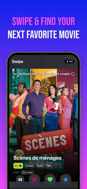 Movie Swipe - Discover & Pick screenshot 1
