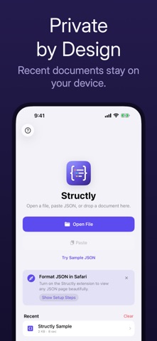 Structly - JSON Formatter Screenshot 8 of 8