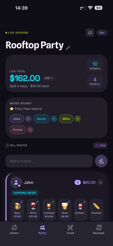 SipSplit iPhone screenshot