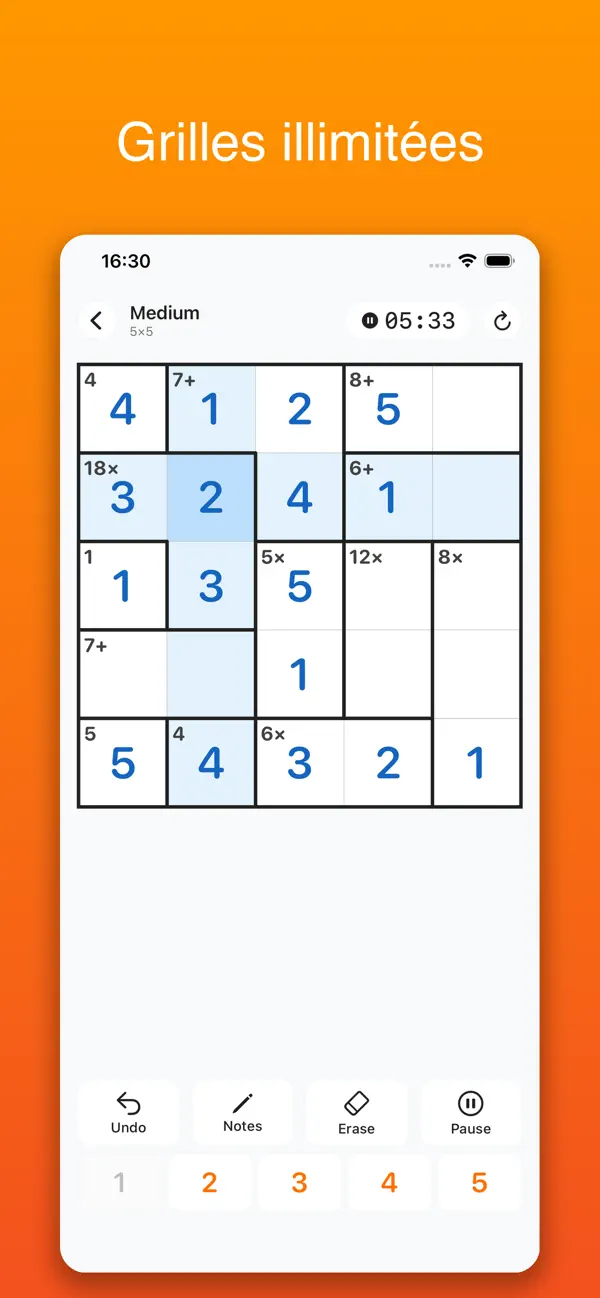 Screenshot #2 pour KenKen Puzzle