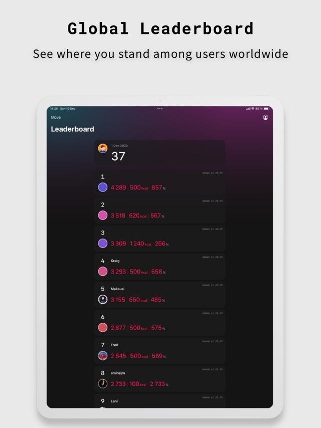 ‎Track Fitness & Activity Screenshot