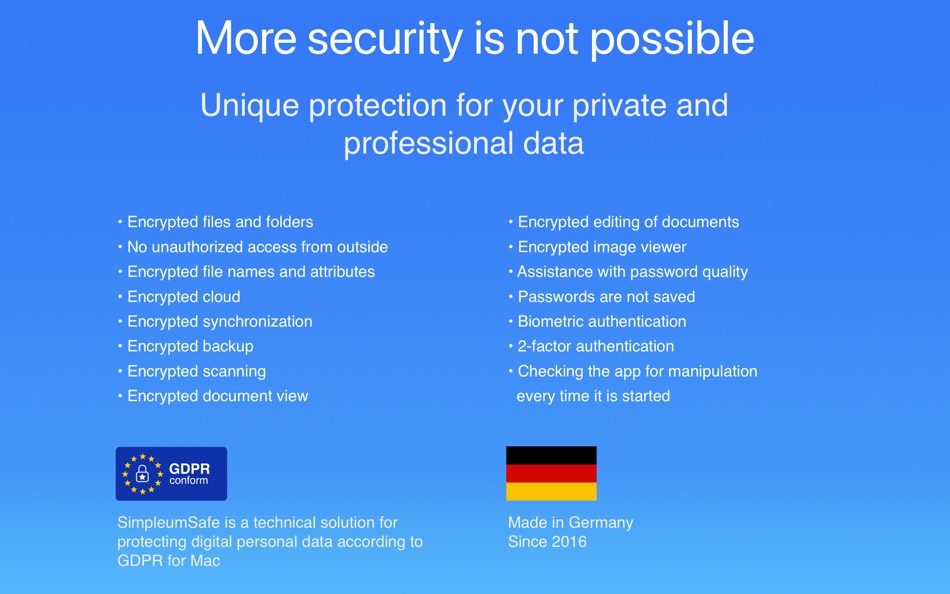 #2. Simpleum Safe 3 - Encryption (macOS) Podle: Simpleum Media GmbH