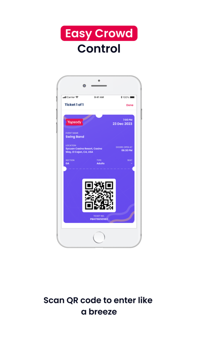 Yapsody YapTickets Screenshot