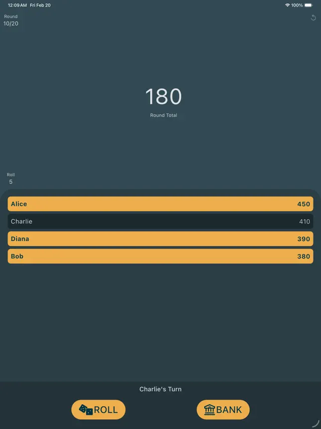 BANK! Dice Game screenshot 5