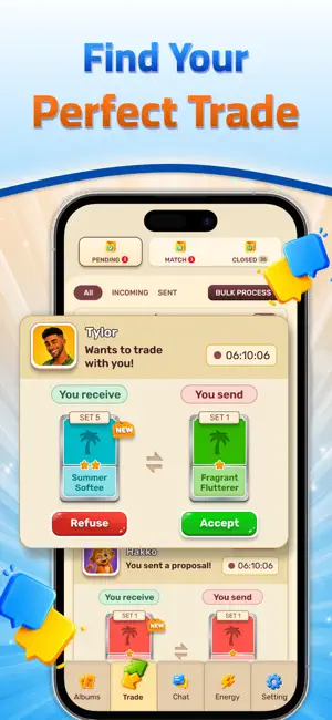 CardSwap - Town Cards & Energy screenshot 2