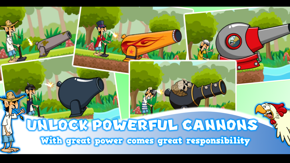 Chicken Cannon - Let's Fly (iOS) 由: Pablo Barbero Bautista