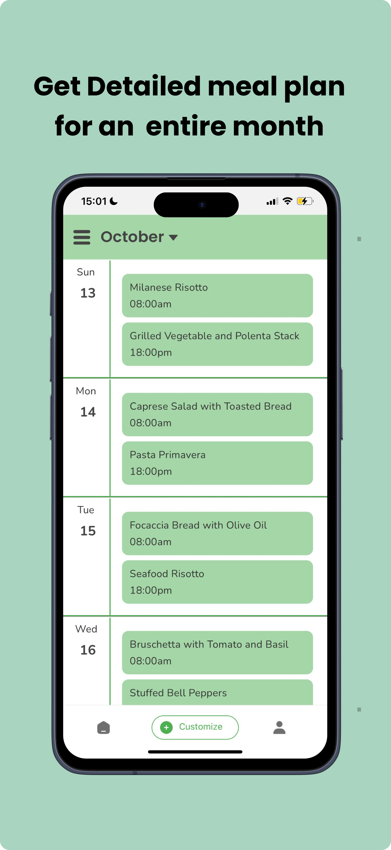 Mealio AI: Meal planner screenshot 2