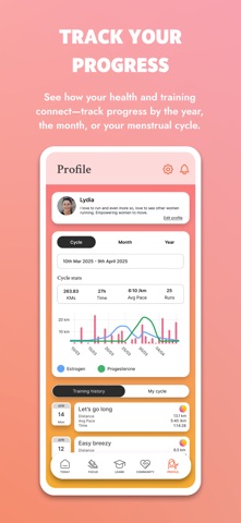 Femmi: Running Plans for Women iPhone screenshot