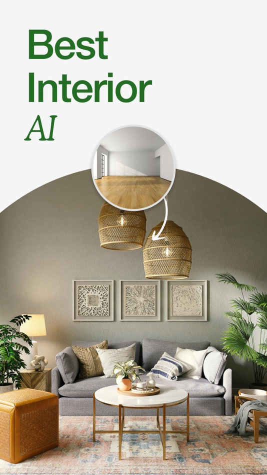 #1. Interior Design: Home Decor AI (iOS) Podle: Dogukan Ozgur Yilmaz