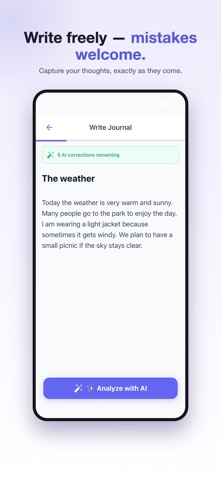 AI Grammar: English Journal screenshot