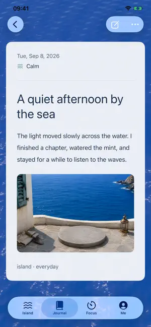 One Island: Journal & Focus screenshot 3