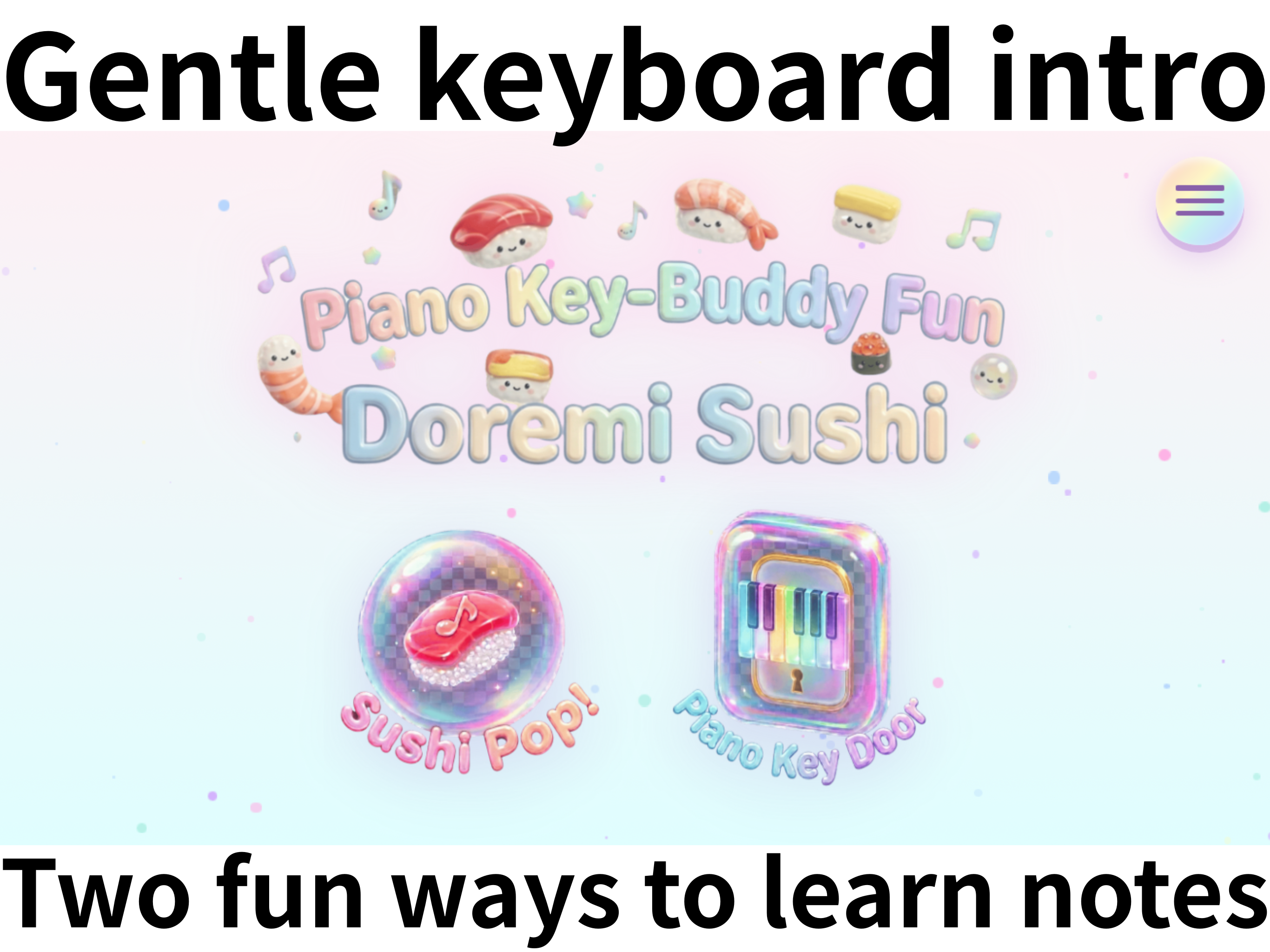Kids Piano Keys Game