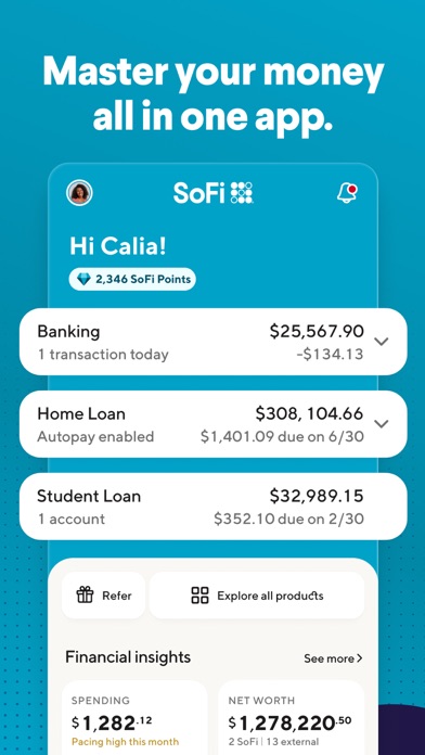 SoFi - Banking and Investing Screenshot