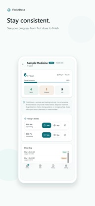 FinishDose - Medicine Reminder screenshot 2