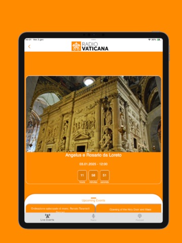 Radio Vaticana iPad screenshot 2