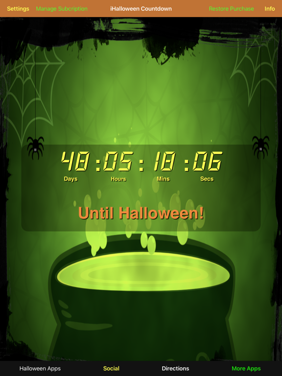 Screenshot #6 pour iHalloween Countdown