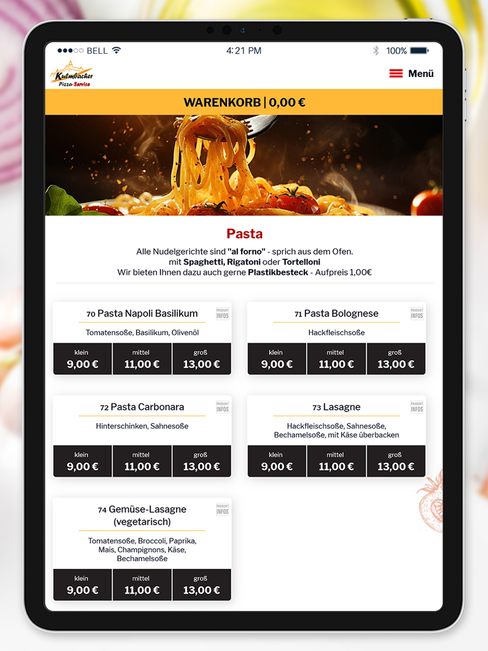 Kulmbacher Pizzaservice screenshot 9