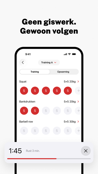 StrongLifts 5x5 Krachttraining screenshot 2
