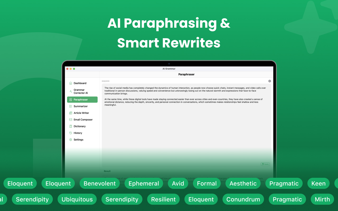 Grammar Check Corrector AI App